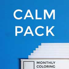 Calm Pack (Coloring Book Subscription) 6 Months