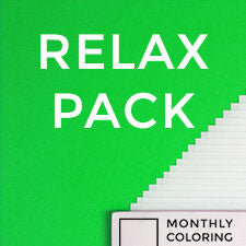 Relax Pack (Coloring Book Subscription) 12 Months