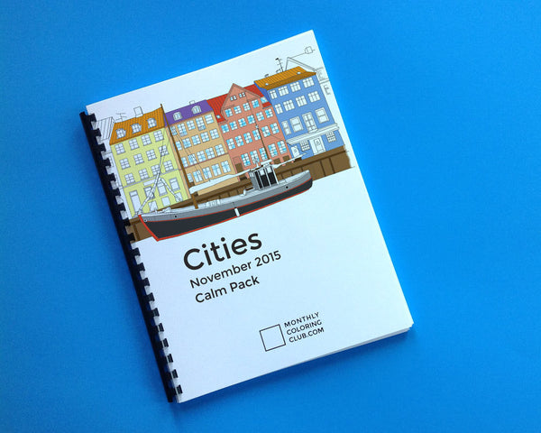 Cities Coloring Book - Relax Pack (Card Stock)